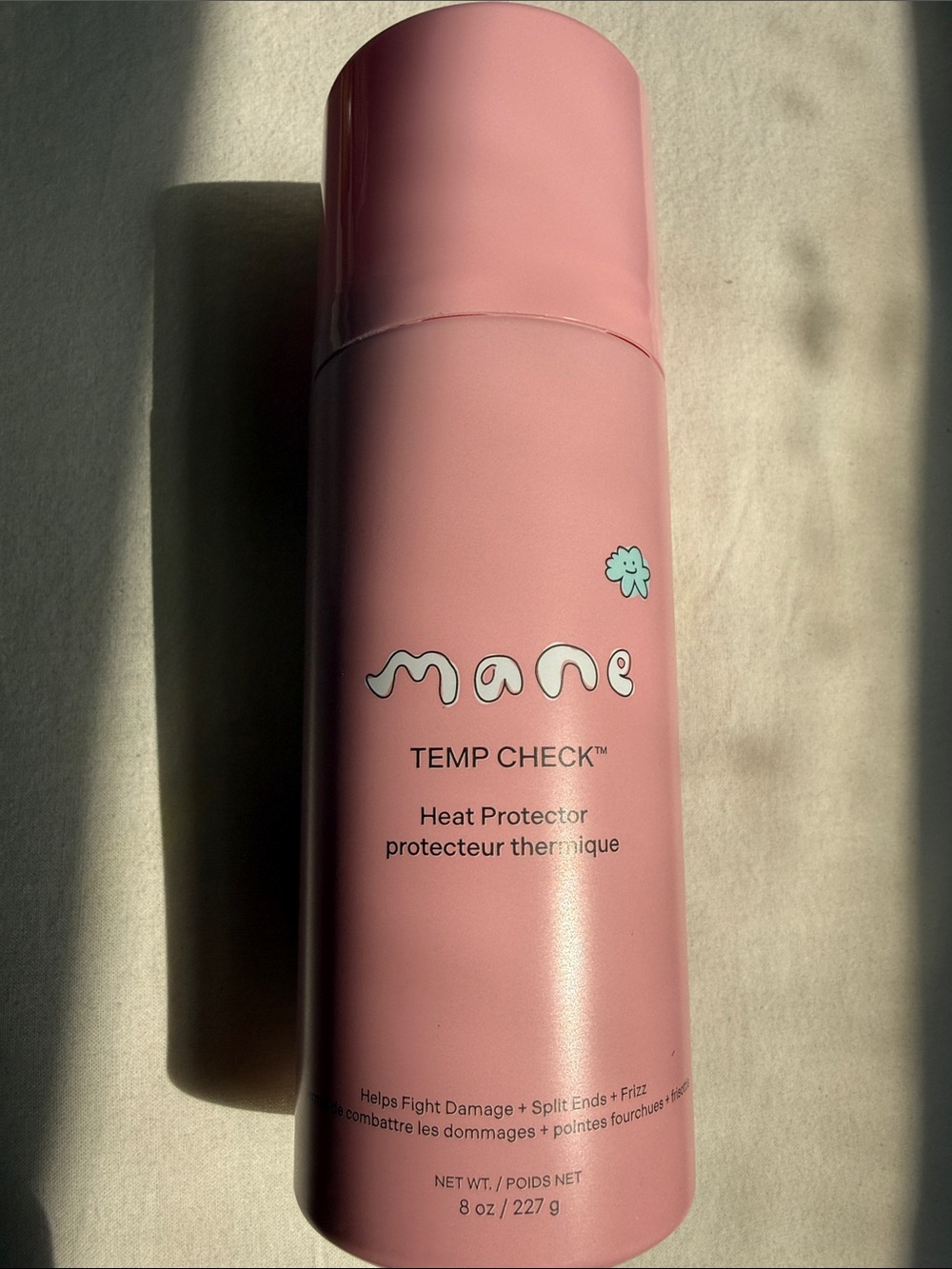 Mane Temp Check Heat Protector Spray - Pink 8oz